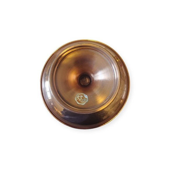 Vintage CopperCraft Guild Pedestal-Footed Candy Dish with 2 Cups - Picture 4 of 10